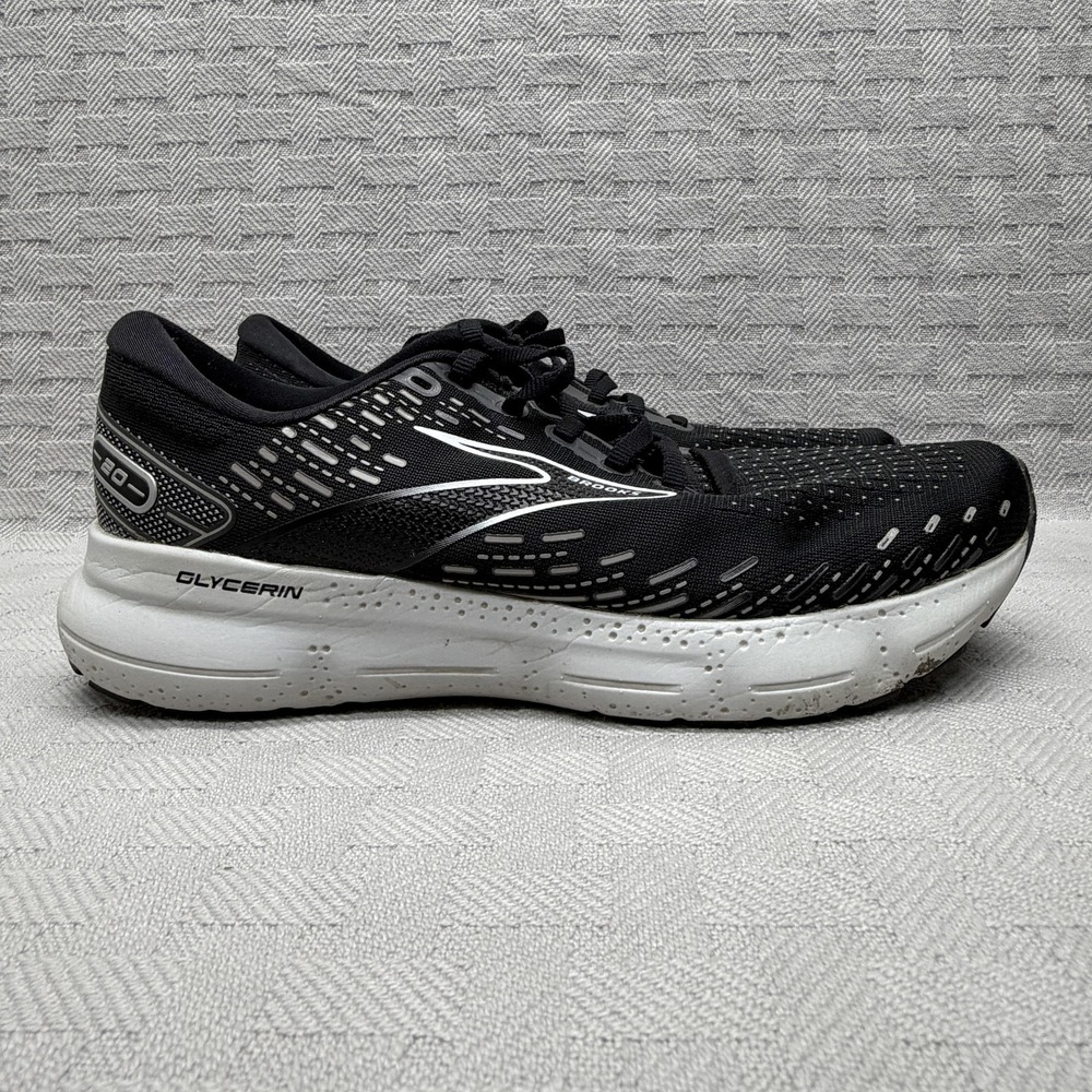 Brooks Glycerin 20 Shoes Womens‎ Size 10 B Black Running Sneakers 1203691B059